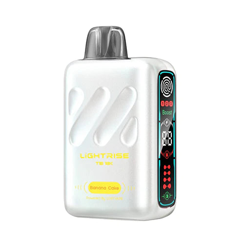 LIGHT RISE TB 18K PUFF RECHARGEABLE DISPOSABLE WITH ANIMATED JUICE/BATTERY LEVEL TOUCH BUTTON SCREEN  & TRIPLE MODE FEATURE