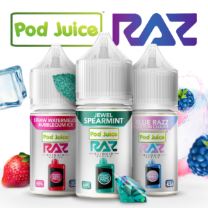 POD JUICE x RAZ SALTS E-LIQUID 30ML