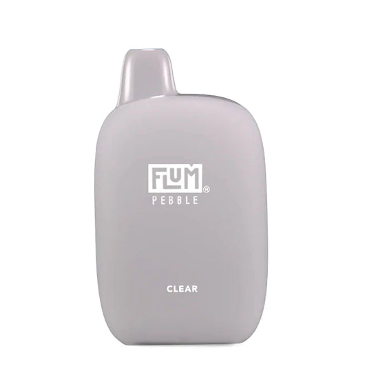 FLUM PEBBLE CLEAR RECHARGEABLE DISPOSABLE (6000 PUFF)