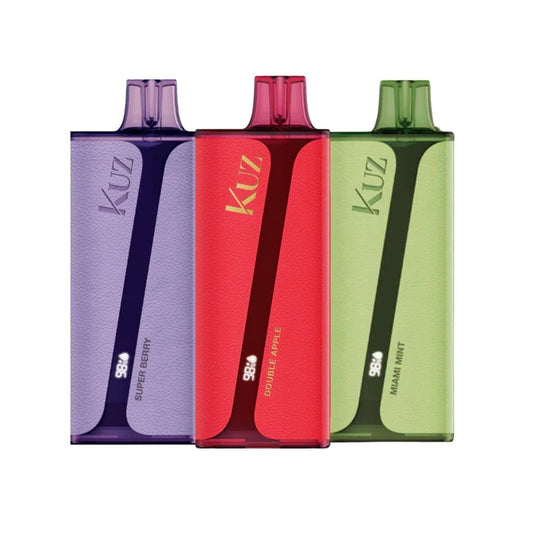 KUZ 9000 PUFFS RECHARGEABLE DISPOSABLE WITH DIGITAL JUICE/BATTERY LEVEL SCREEN