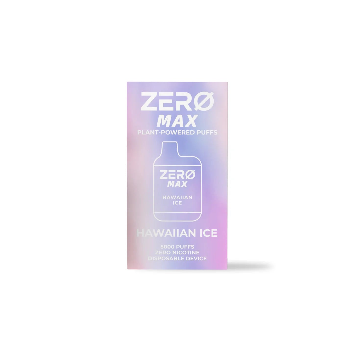 ZERO MAX 5000 PUFFS ZERO NICOTINE PLANT BASED RECHARGEABLE DISPOSABLE